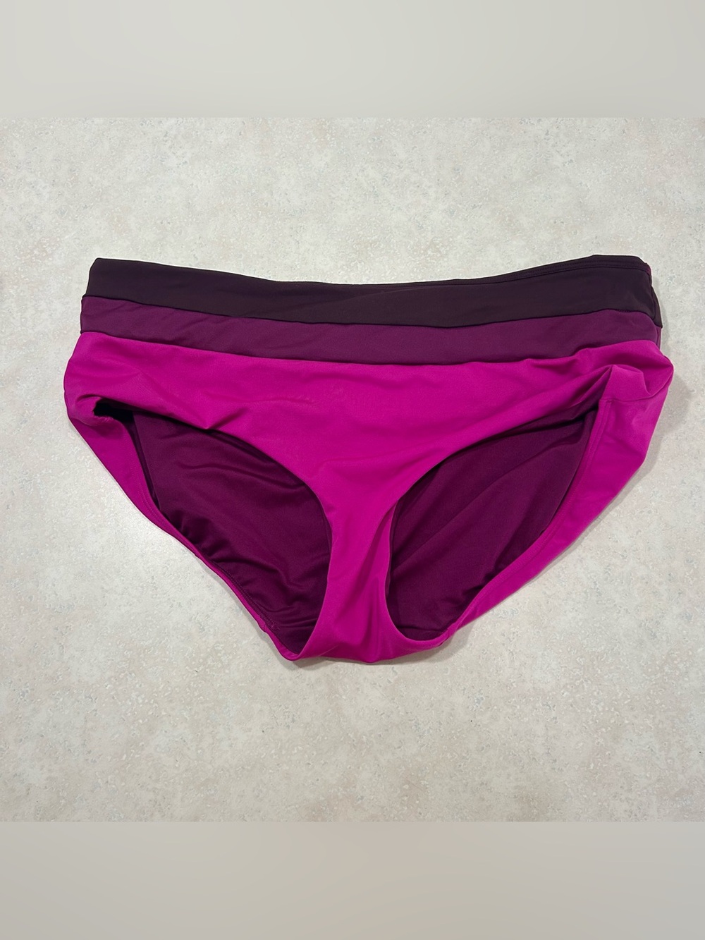 Athleta Magenta and Plum Bikini Bottoms